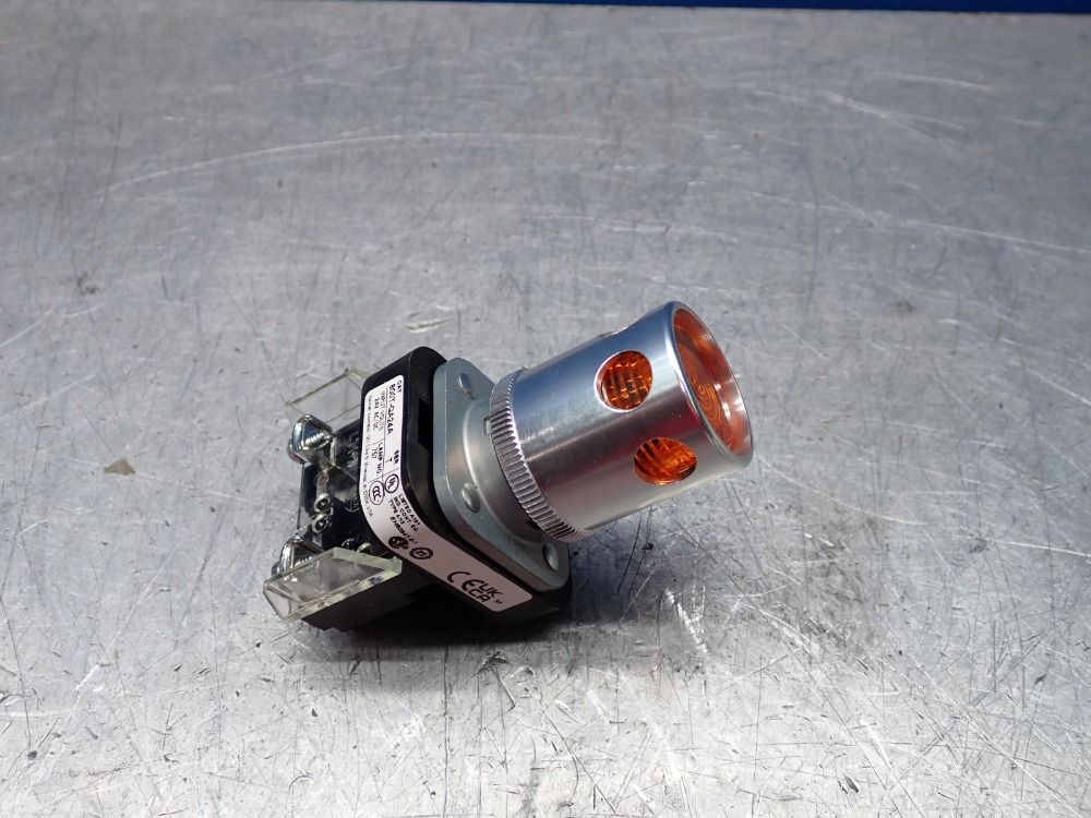 Allen-bradley Push Button, Amber - 800t-qa24a