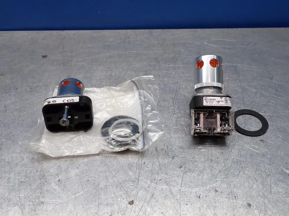 Allen-bradley Push Button, Amber, Qty: 2 - 800t-qa24a