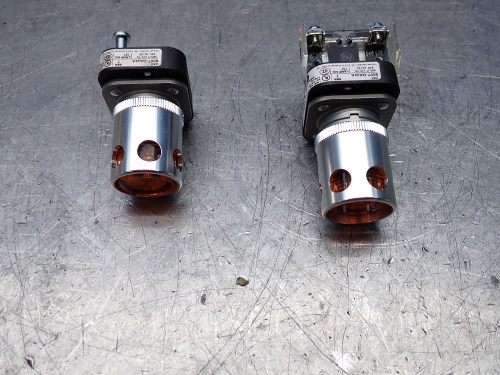 Allen-bradley Push Button, Amber, Qty: 2 - 800t-qa24a