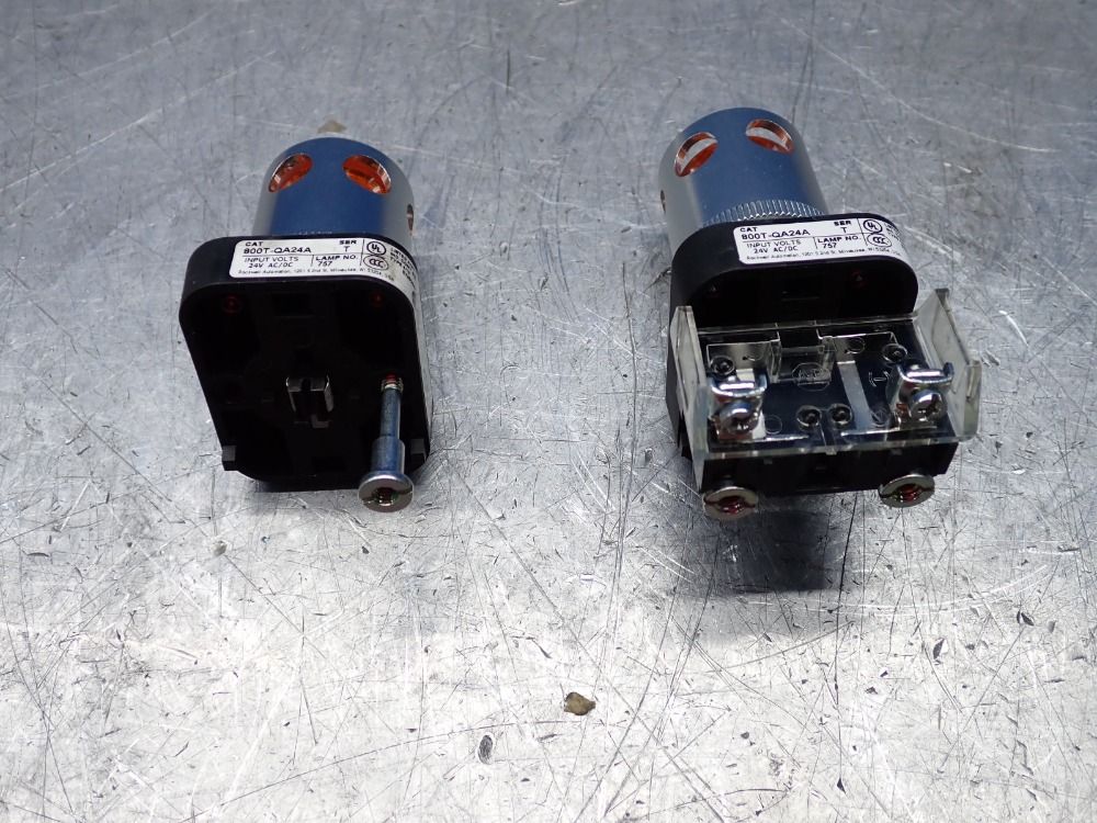 Allen-bradley Push Button, Amber, Qty: 2 - 800t-qa24a