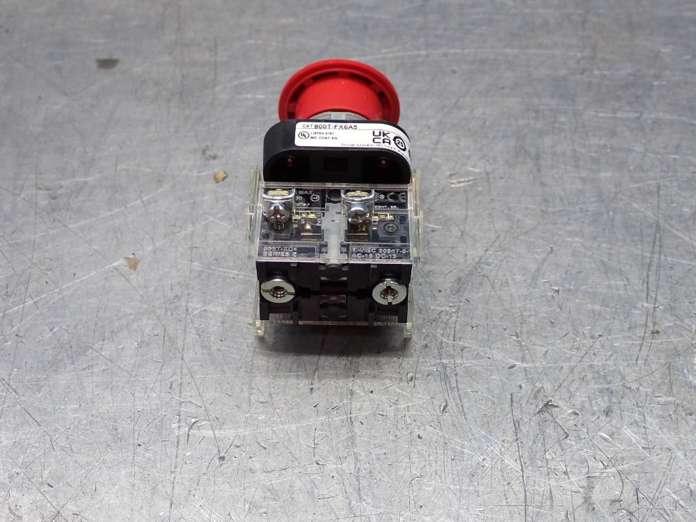 Allen-bradley Push Button, Red - 800t-fx6a5
