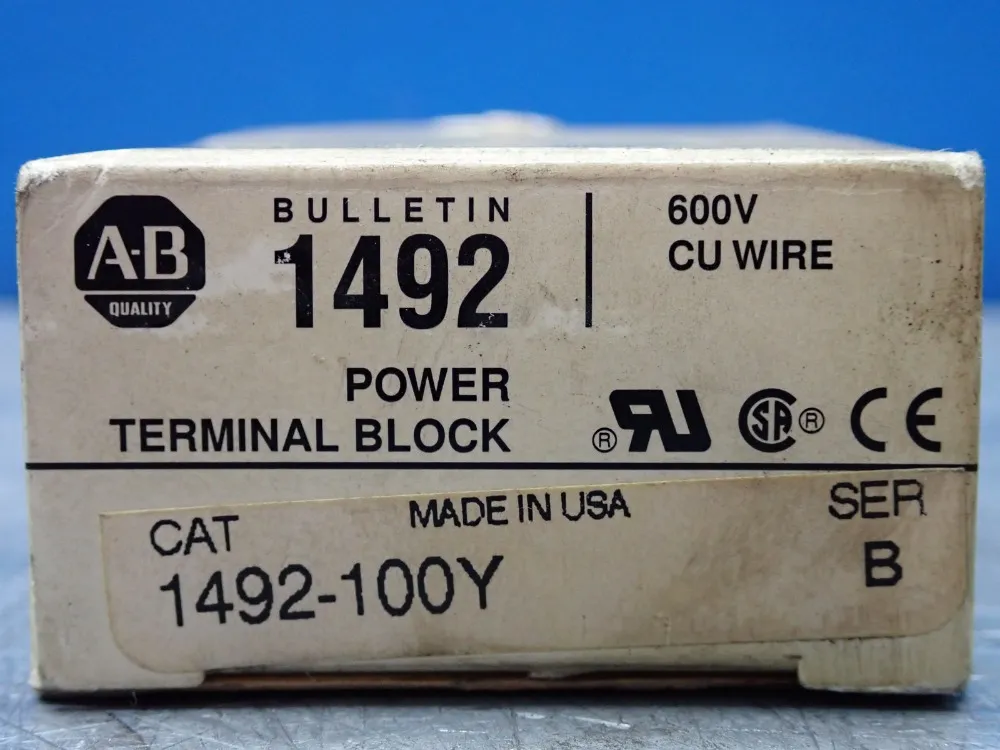 Allen-bradley Lot Of 2 Panel Mounting - 1492-100y