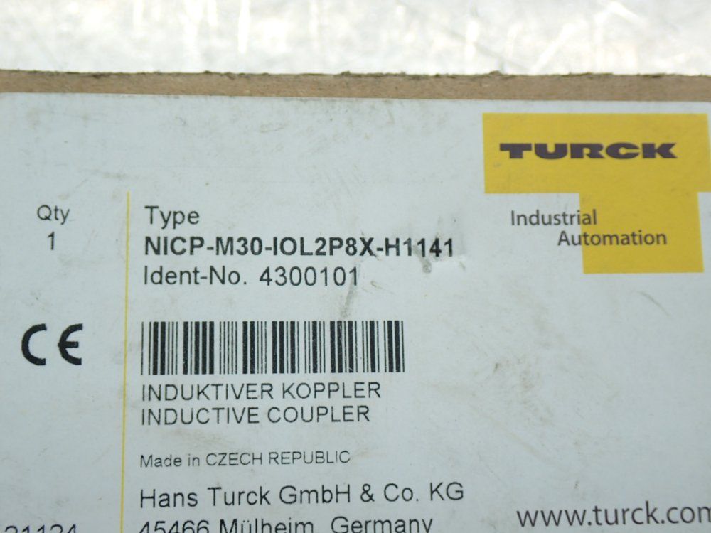 Turck Inductive Coupling - Nicp-m30-iol2p8x-h1141