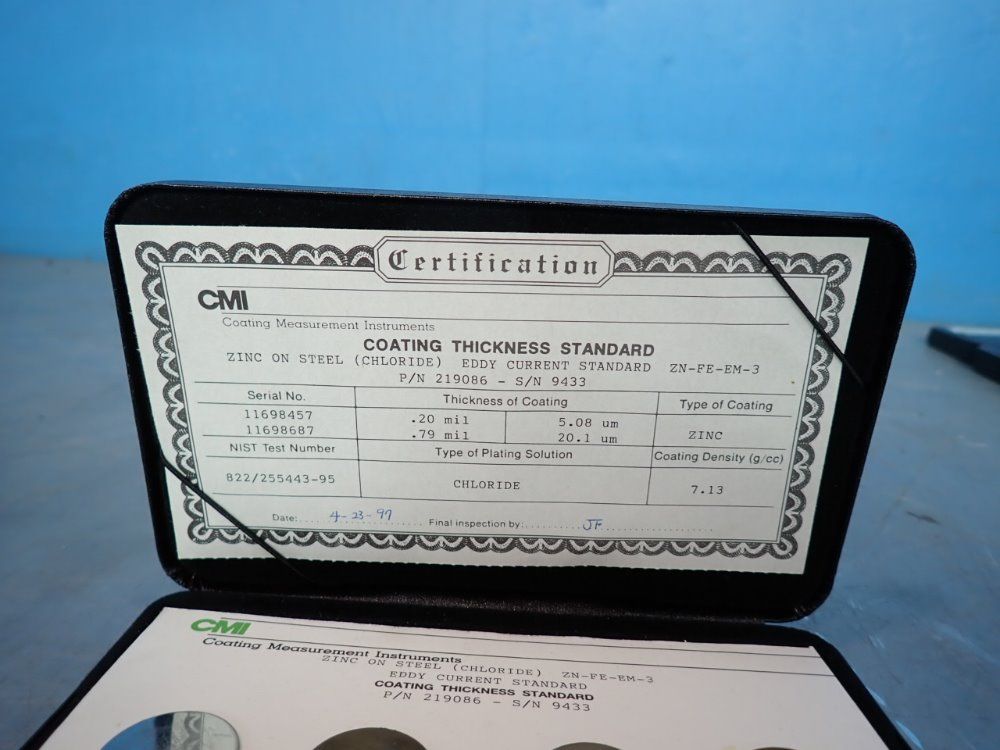 Cmi Coating Thickness Standard - 219086