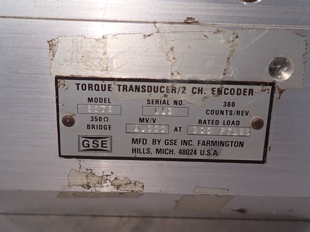 Gse Torque Transducer - 8076
