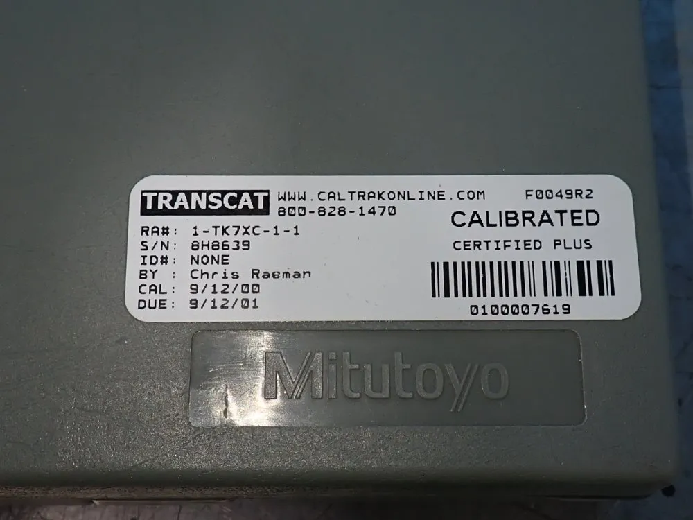 Mitutoyo Dial Test Indicator - 513-118