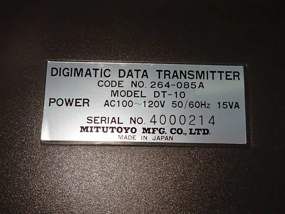 Mitutoyo Digimatic Data Transmitter - Dt-10