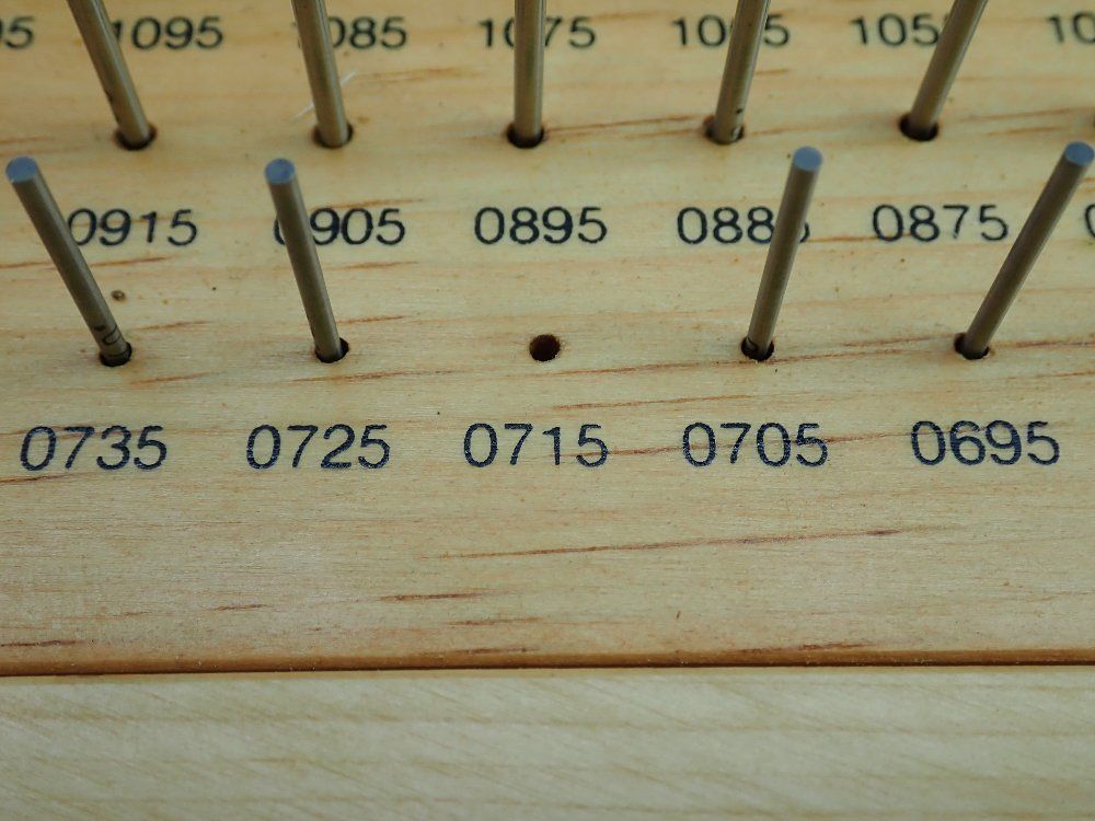 Meyer .0615/.2505 Pin Gage Set - M-15