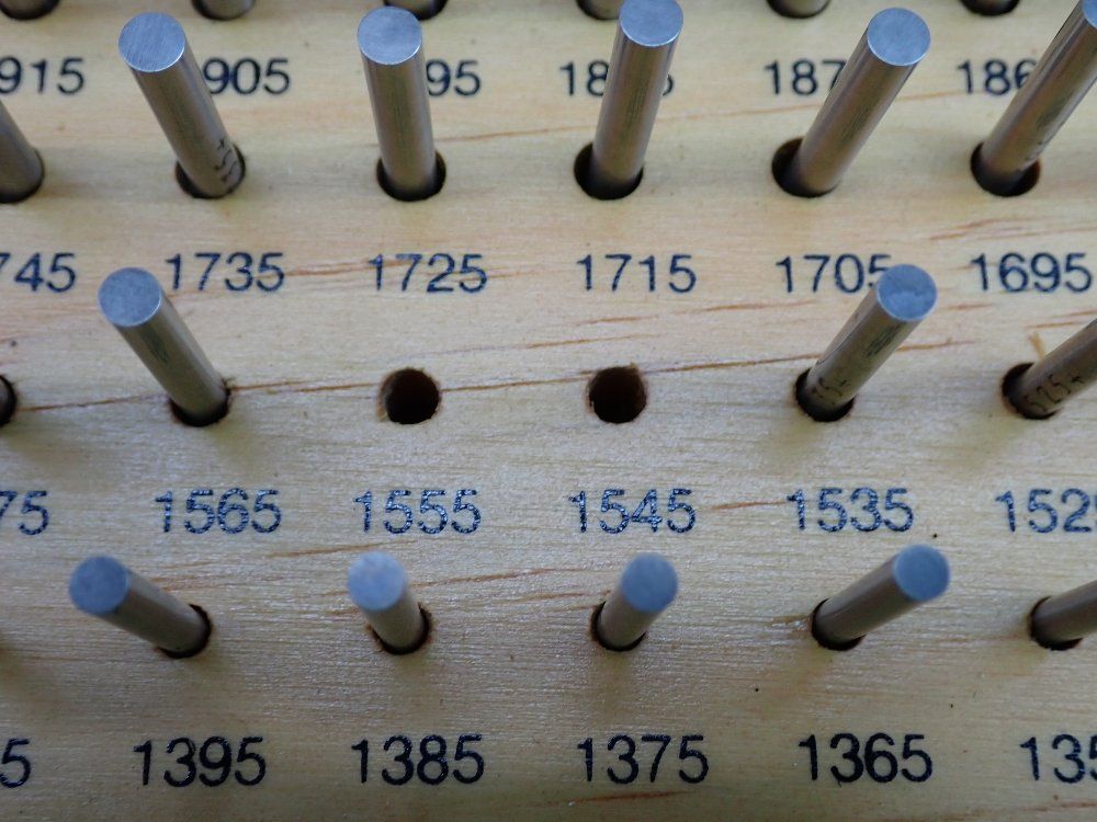 Meyer .0615/.2505 Pin Gage Set - M-15