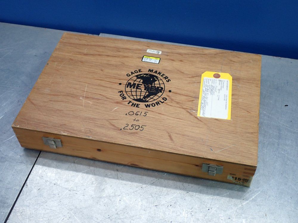 Meyer .0615/.2505 Pin Gage Set - M-15