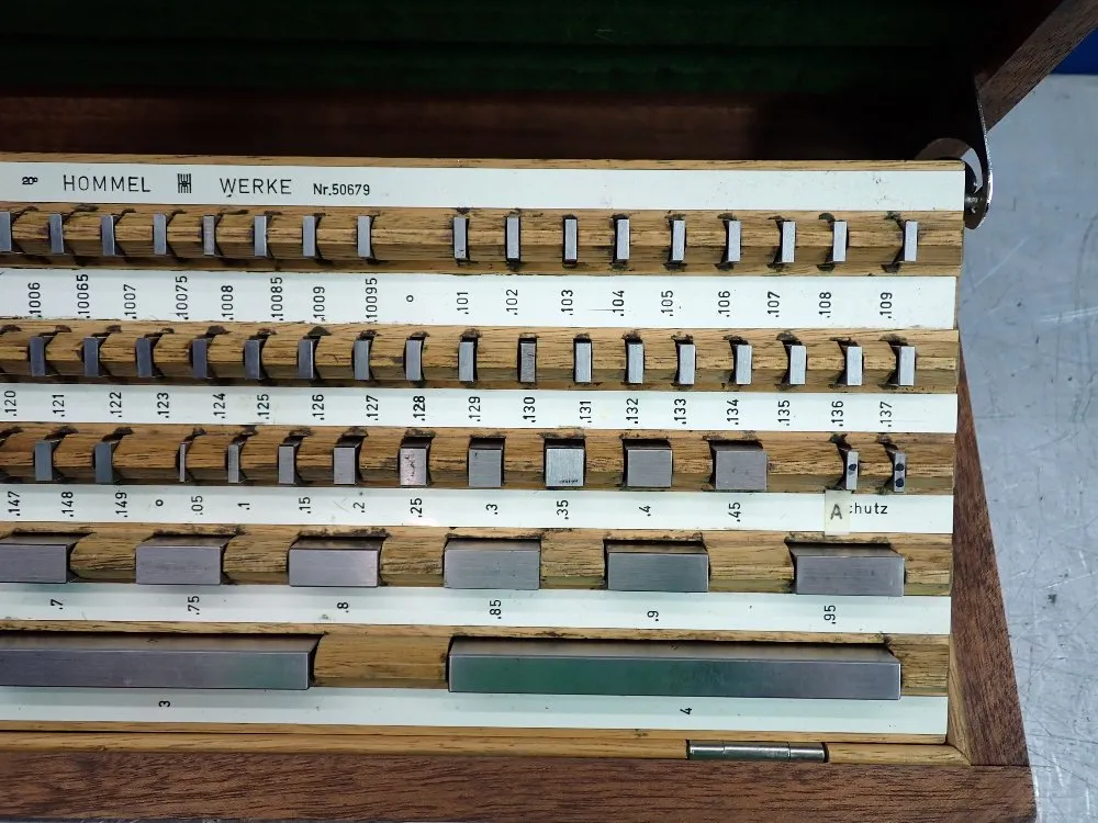 Hommel Werke Calibration Master Gage Block Set