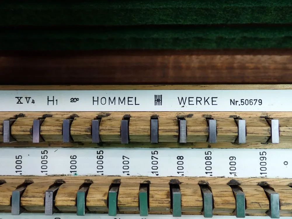 Hommel Werke Calibration Master Gage Block Set