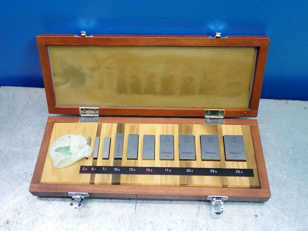 Mitutoyo Calibration Master Gage Block Set - Bm1-10m-1