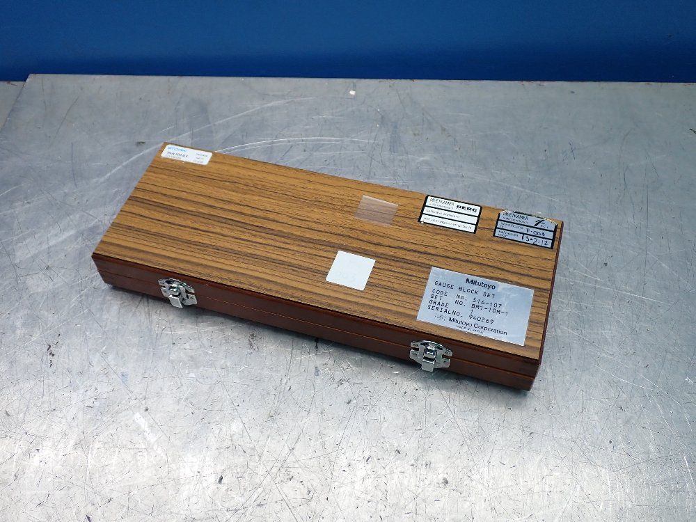 Mitutoyo Calibration Master Gage Block Set - Bm1-10m-1