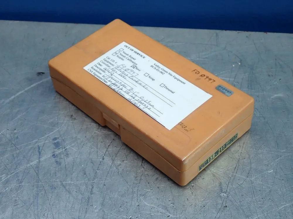 Mitutoyo 0-25mm/.01mm Indicating Micrometer - No. 159-211 N