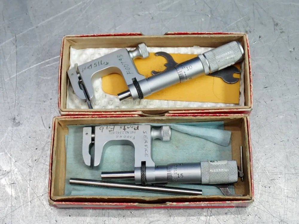 L.s. Starrett Micrometers 2 Pcs - No. 220