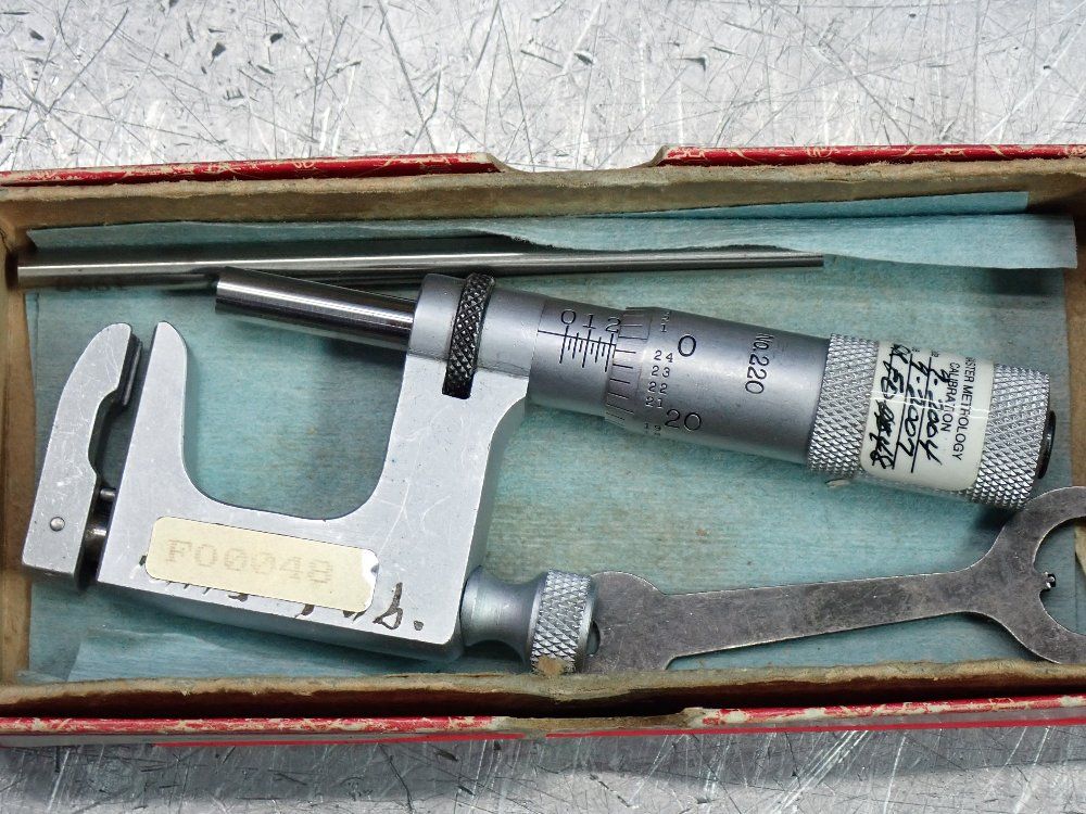 L.s. Starrett Micrometers 2 Pcs - No. 220