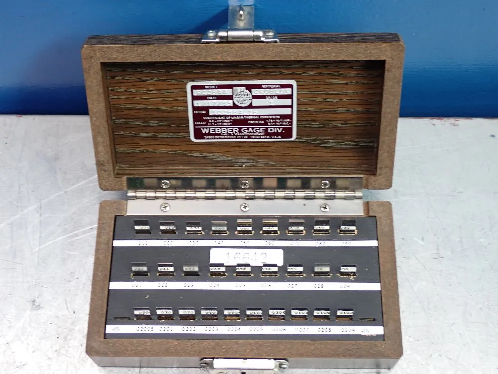 L.s. Starrett Calibration Gage Set - Rc28aa