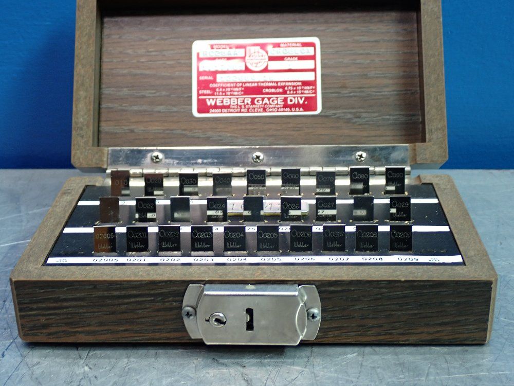 L.s. Starrett Calibration Gage Set - Rc28aa