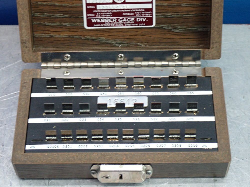 L.s. Starrett Calibration Gage Set - Rc28aa