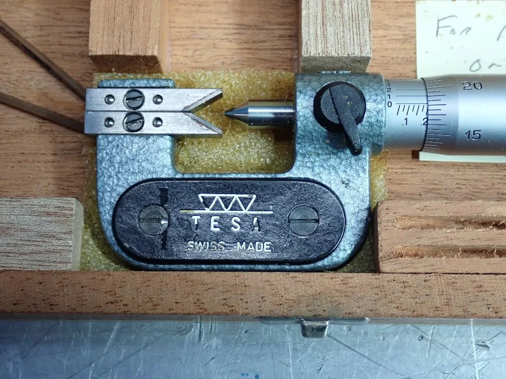 Tesa .05"-.3" Micrometer