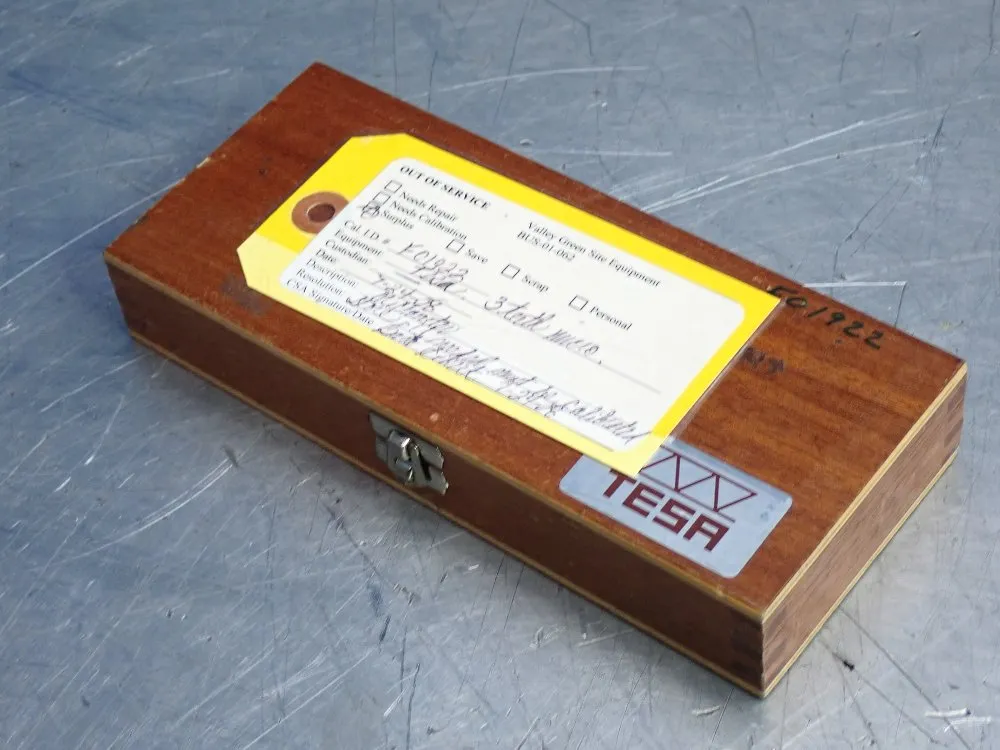 Tesa .05"-.3" Micrometer
