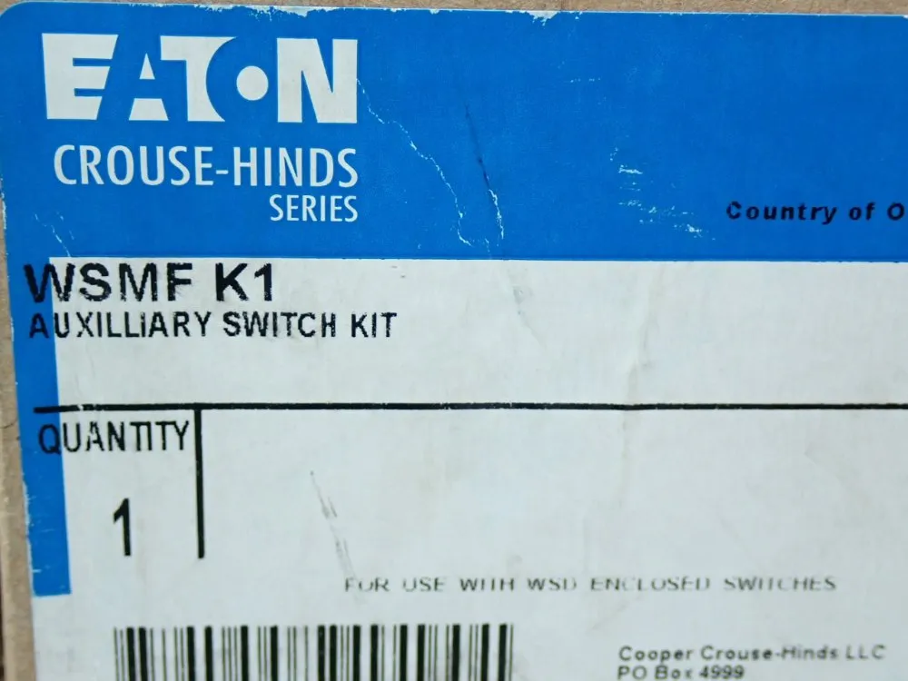 Eaton Auxiliary Switch Kit, 5pcs - Wsmfk1