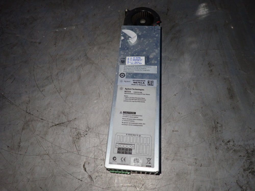 Agilent Technologies Dc Power Module - N6751a