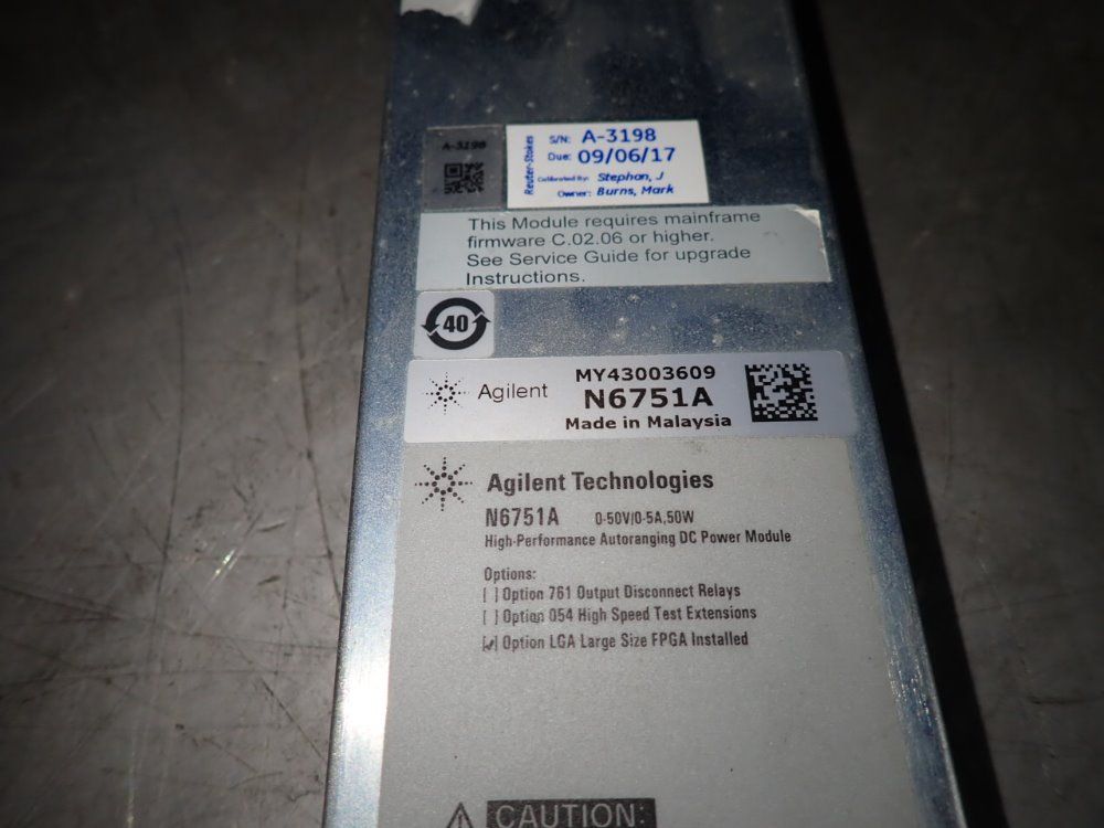 Agilent Technologies Dc Power Module - N6751a