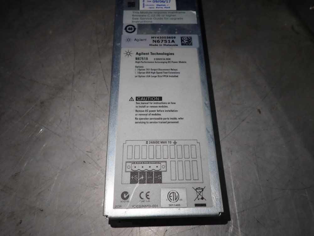 Agilent Technologies Dc Power Module - N6751a