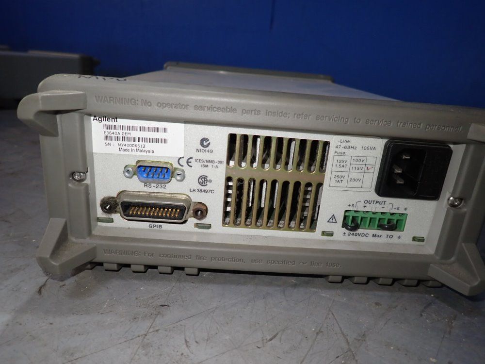 Agilent Technologies Dc Power Supply - E3640a