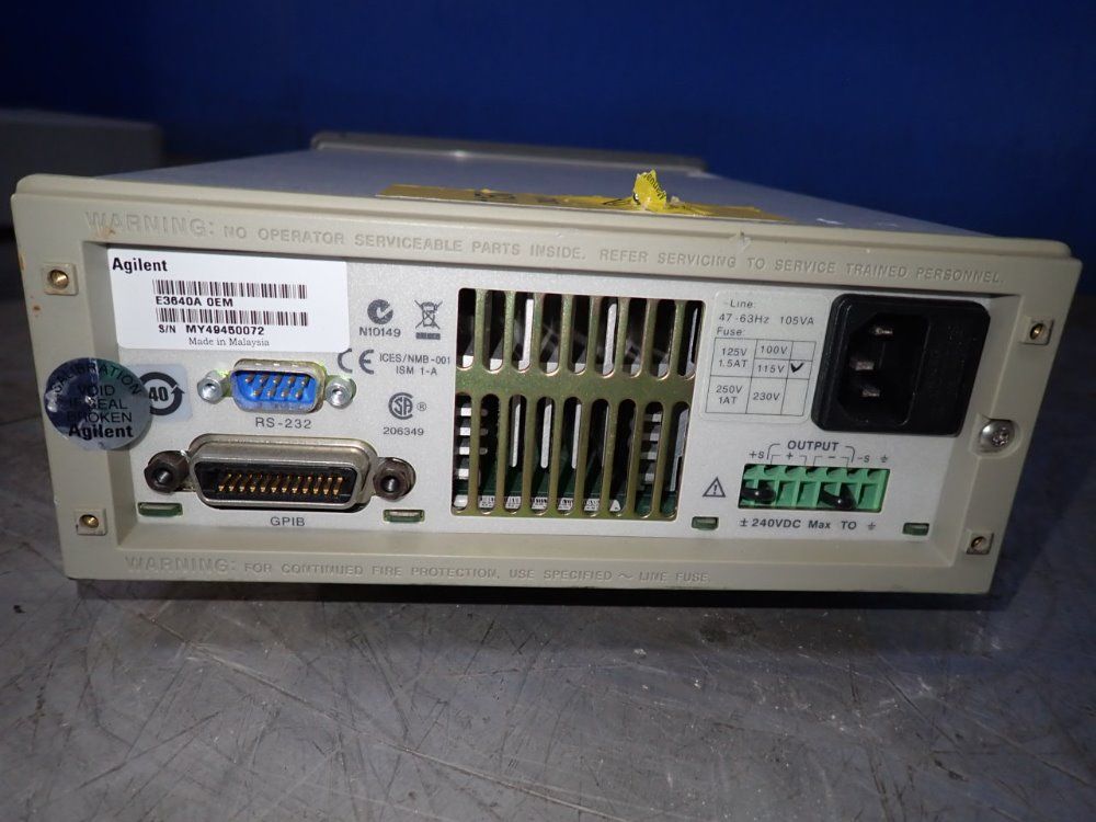 Agilent Technologies Dc Power Supply - E3640a