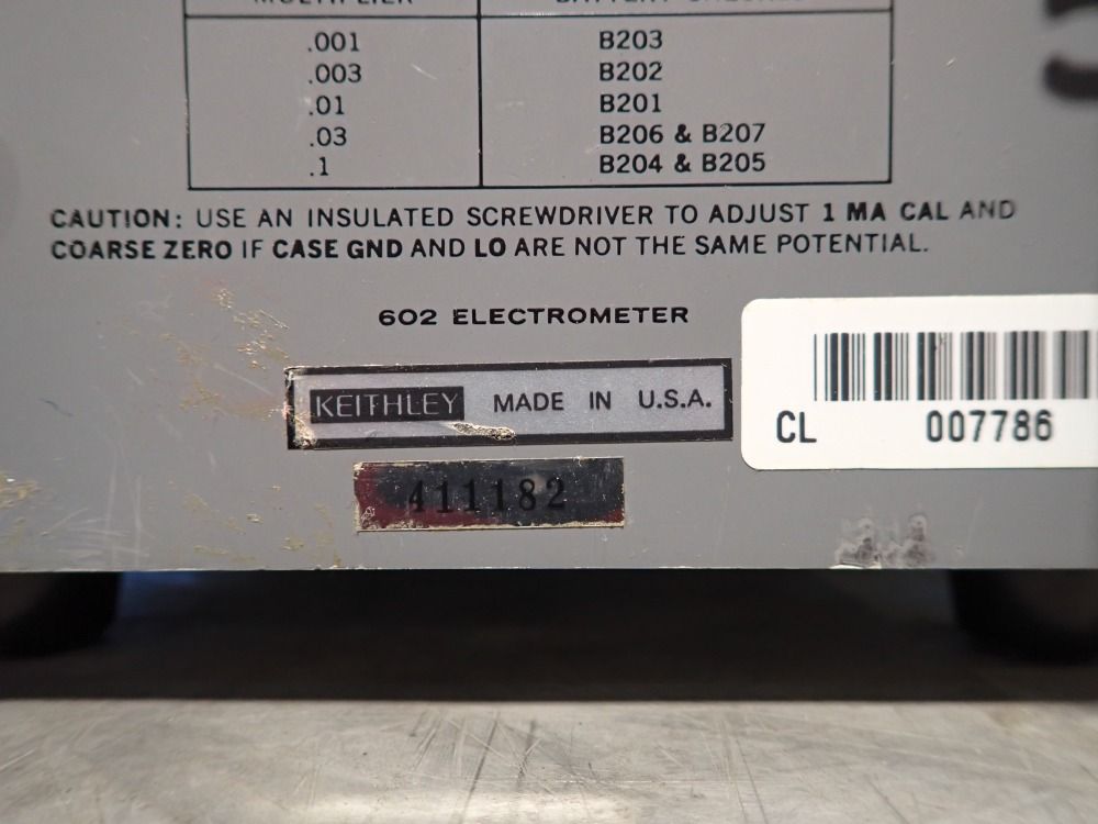 Keithley Instruments Electrometer - 602