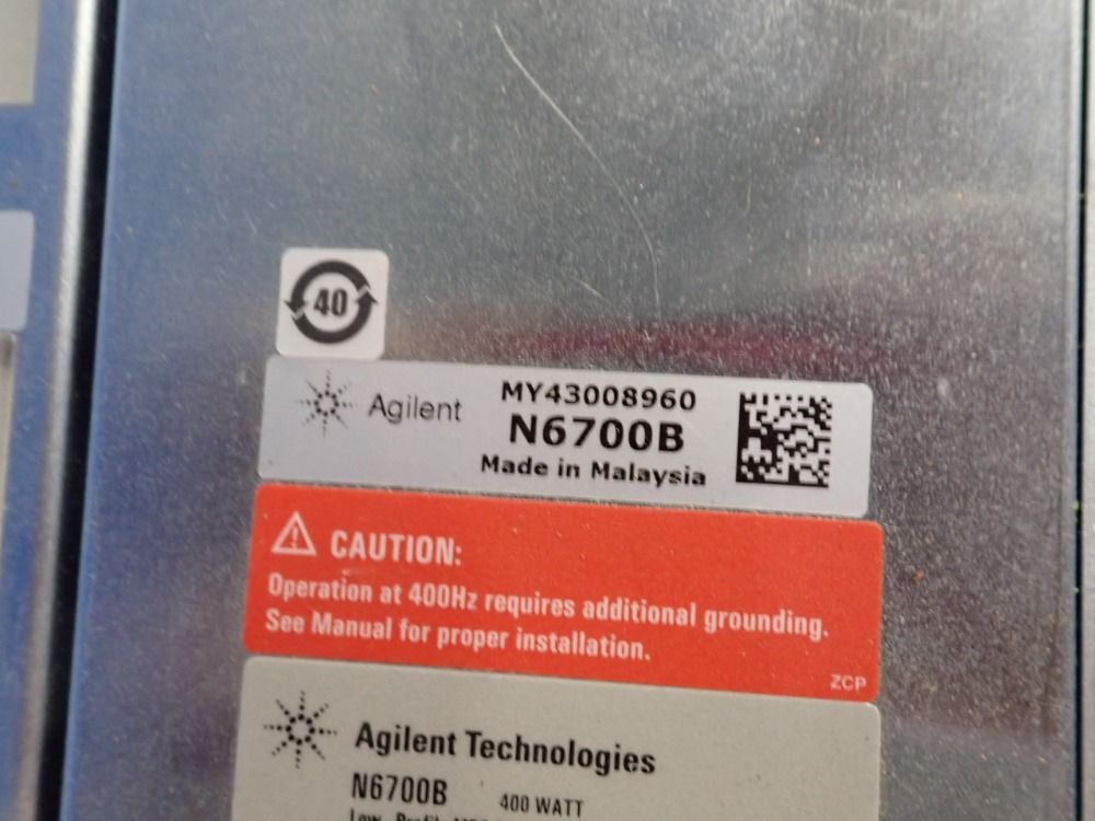 Agilent Technologies 400 W Mps Mainframe, Low Profile - N6700b