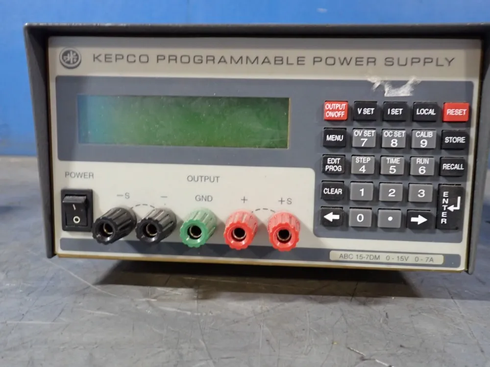 Kepco Programmable Power Supply - Abc 15-7dm