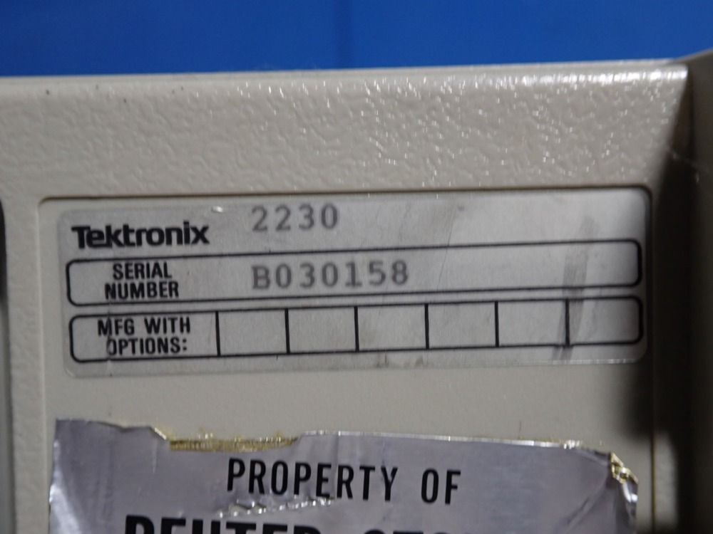 Tektronix 100 Mhz Oscilloscope, Digital Storage - 2230