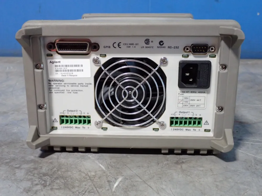 Agilent Dc Power Supply - E3648a