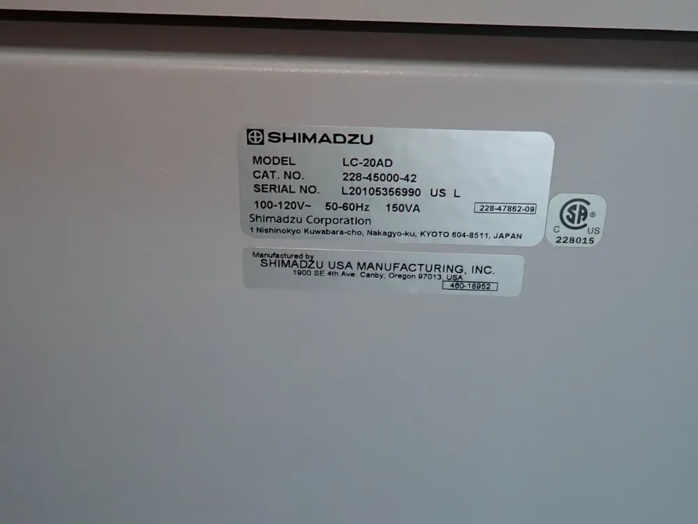 Shimadzu Liquid Chromatography System - Sil-20acht