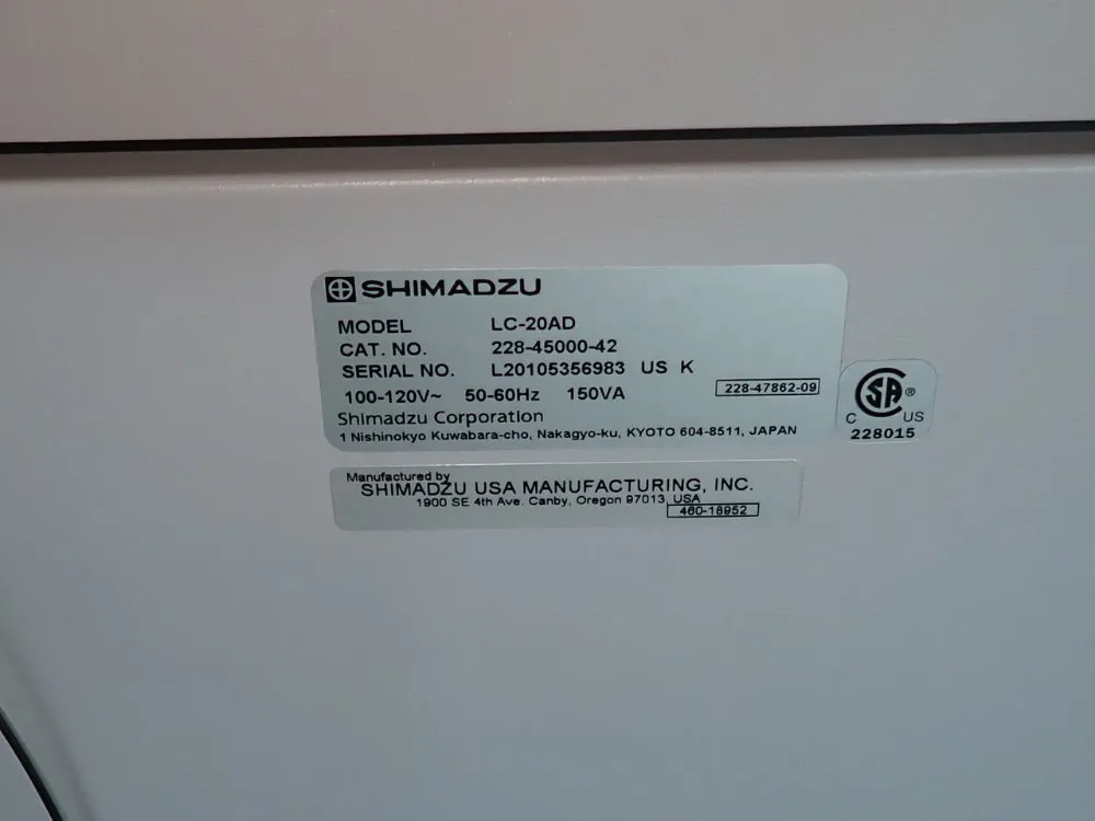 Shimadzu Liquid Chromatography System - Sil-20acht