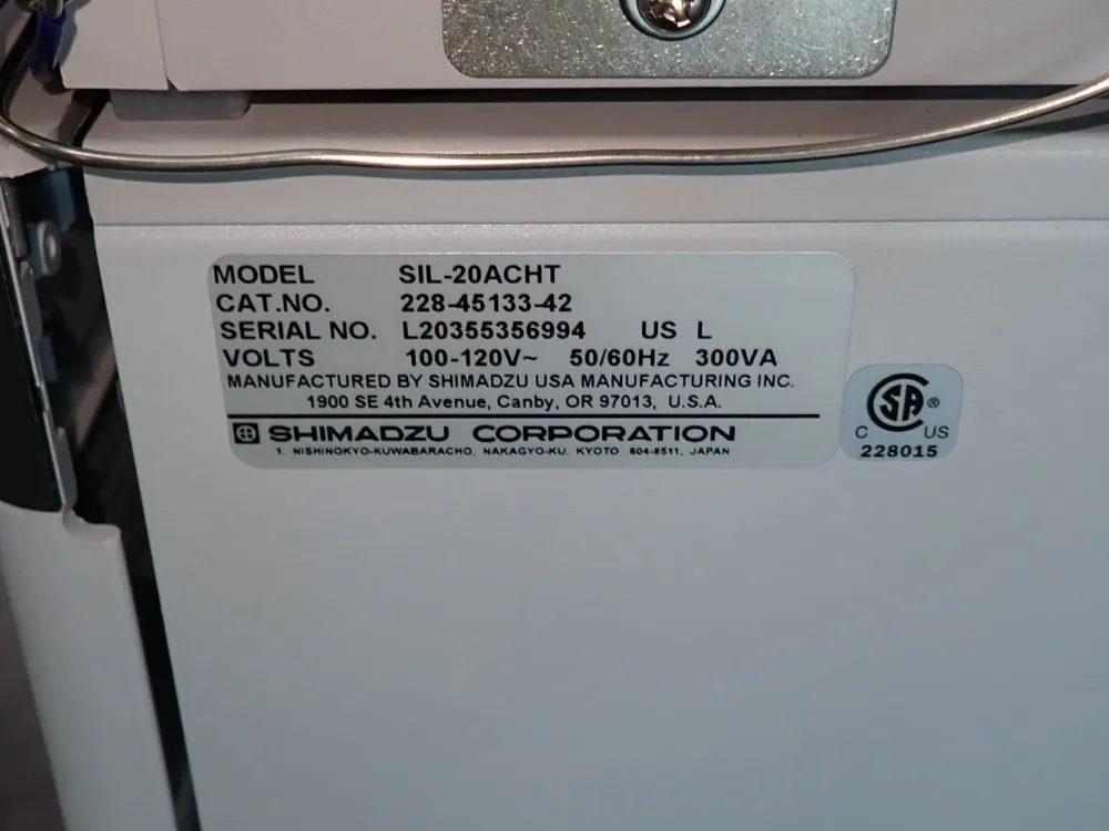 Shimadzu Liquid Chromatography System - Sil-20acht