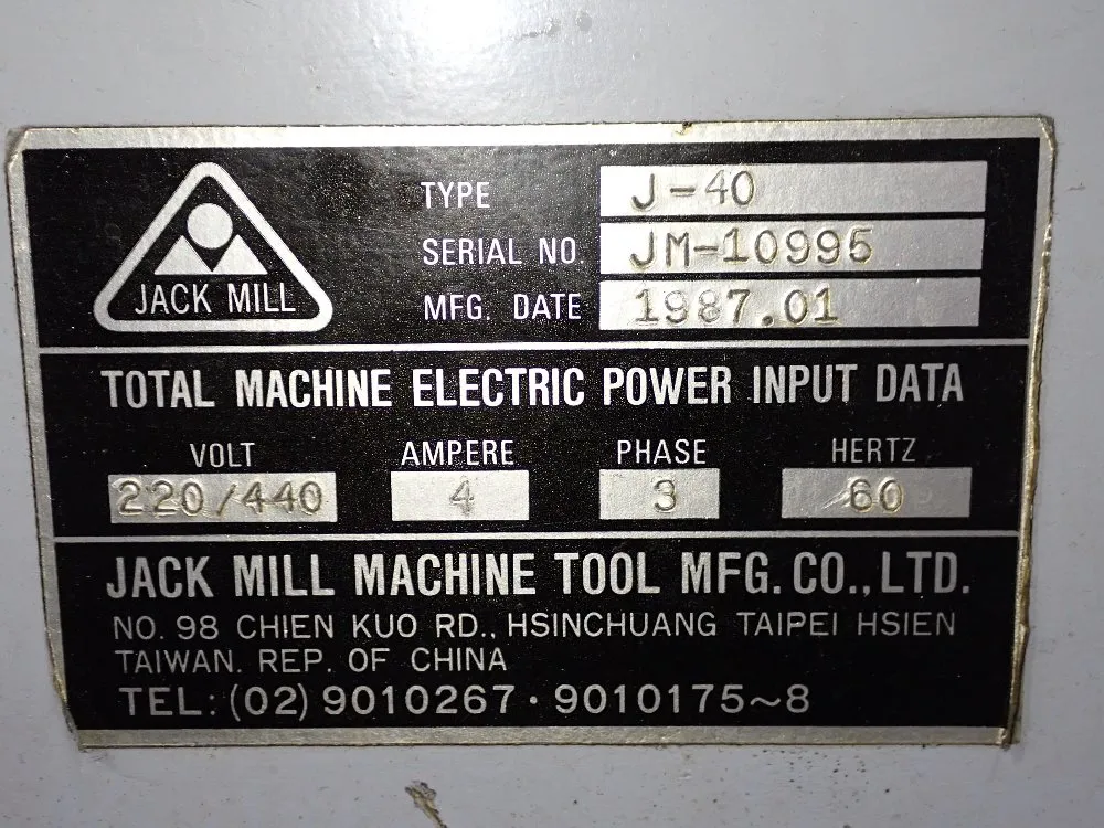 Jackmill 15" Tool Grinder - J-40