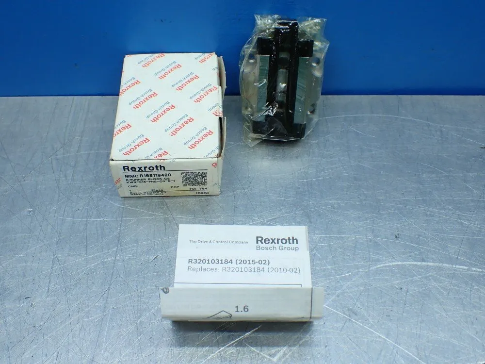 Rexroth Size 15 Carbon Steel Ball Runner Block - R165119420