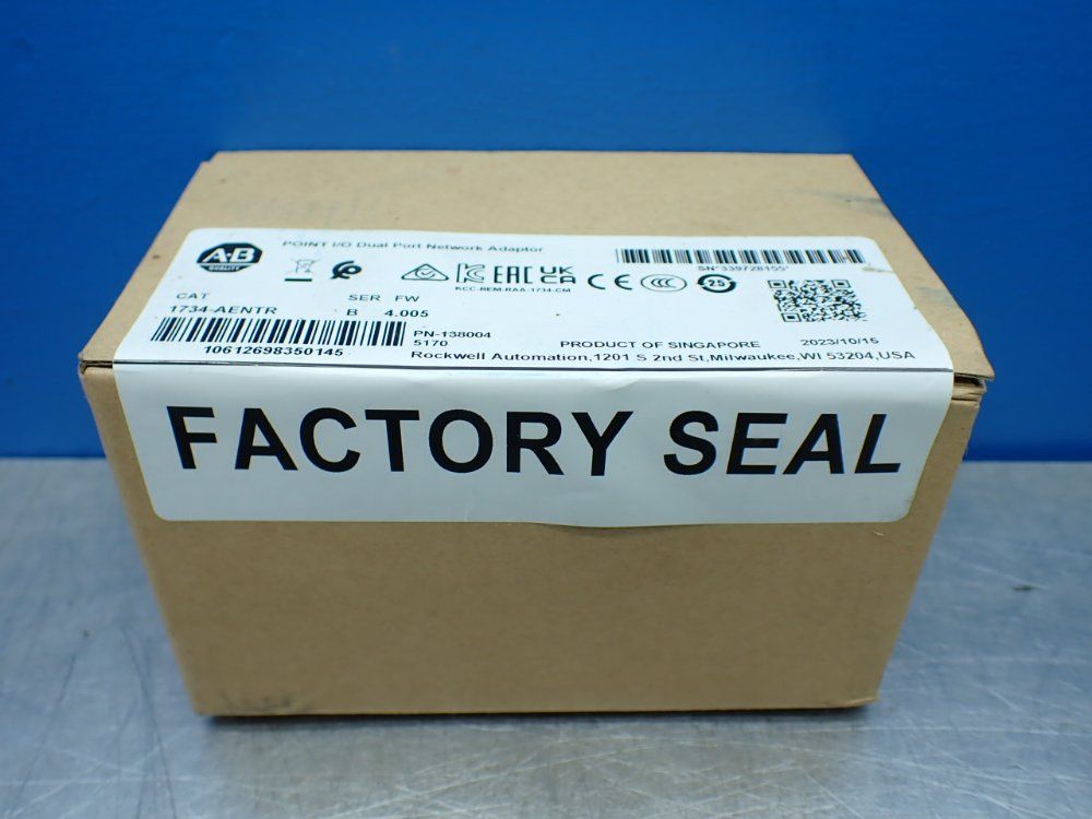 Allen-bradley Point I/o Dual Port Network Adapter - 1734-aentr