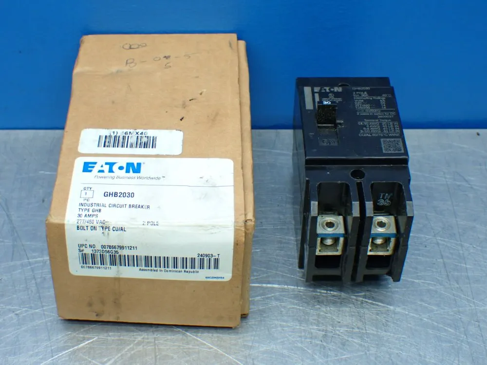 Eaton Industrial Circuit Breaker. - Ghb2030