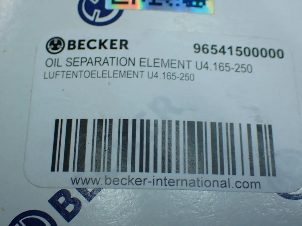 Becker Oil Separating Filter Element - 96541500000