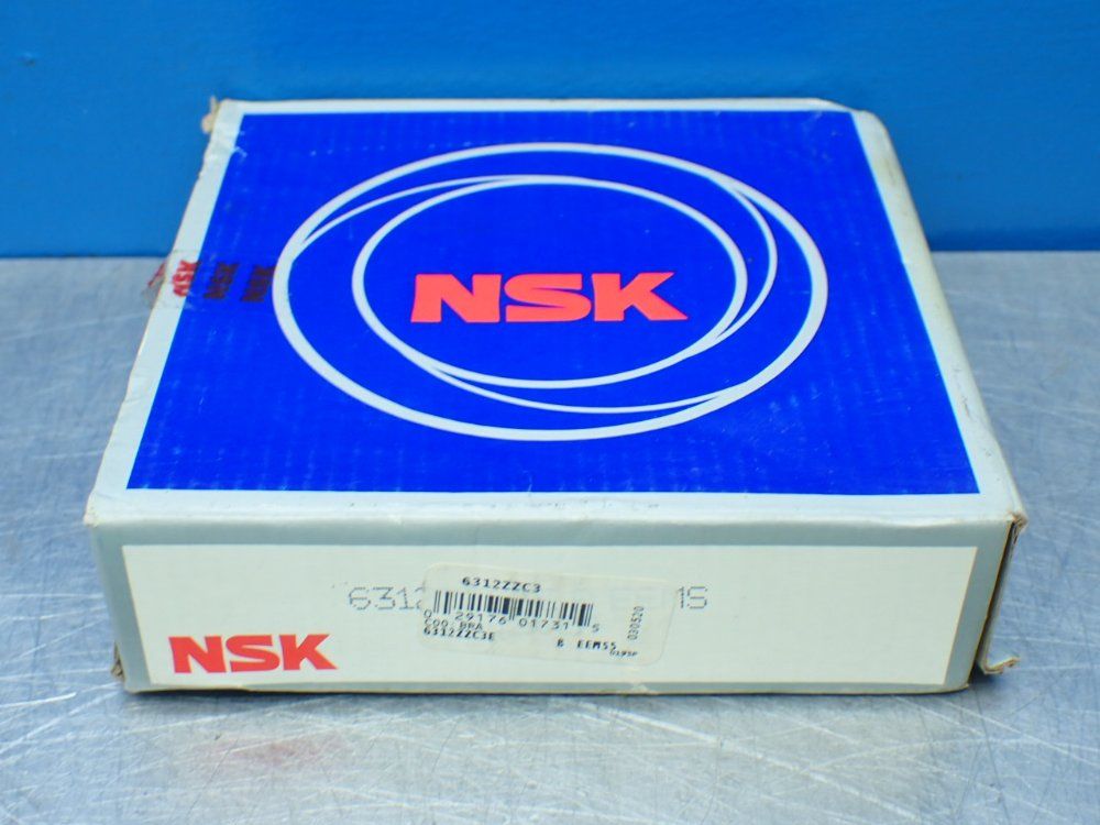Nsk Radial/deep Groove Ball Bearing - 6312zzc3