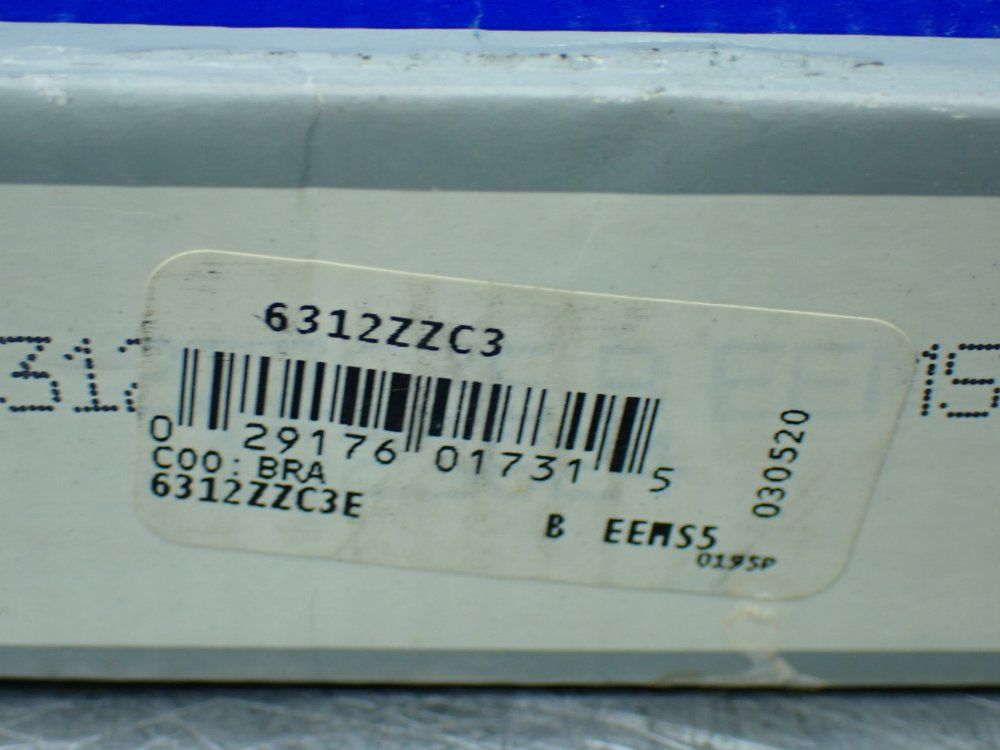 Nsk Radial/deep Groove Ball Bearing - 6312zzc3