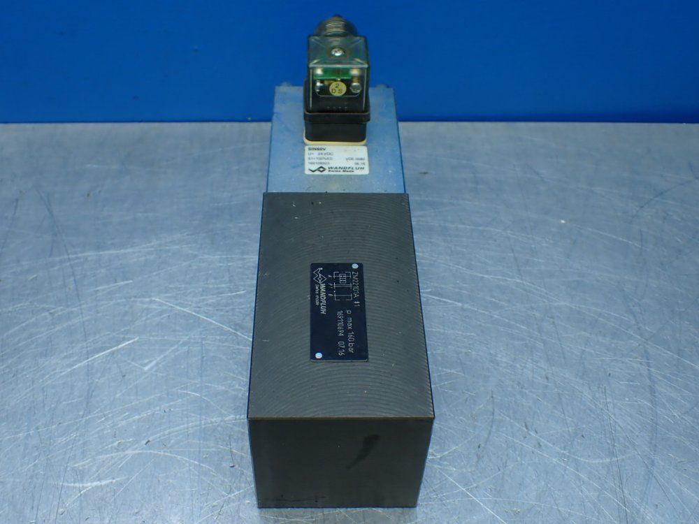 Wanfluh 160bar Max Hydraulic Solenoid Valve. - Zm22101a