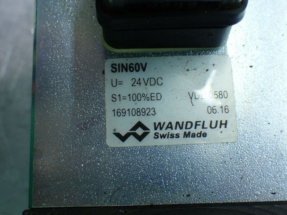 Wanfluh 160bar Max Hydraulic Solenoid Valve. - Zm22101a