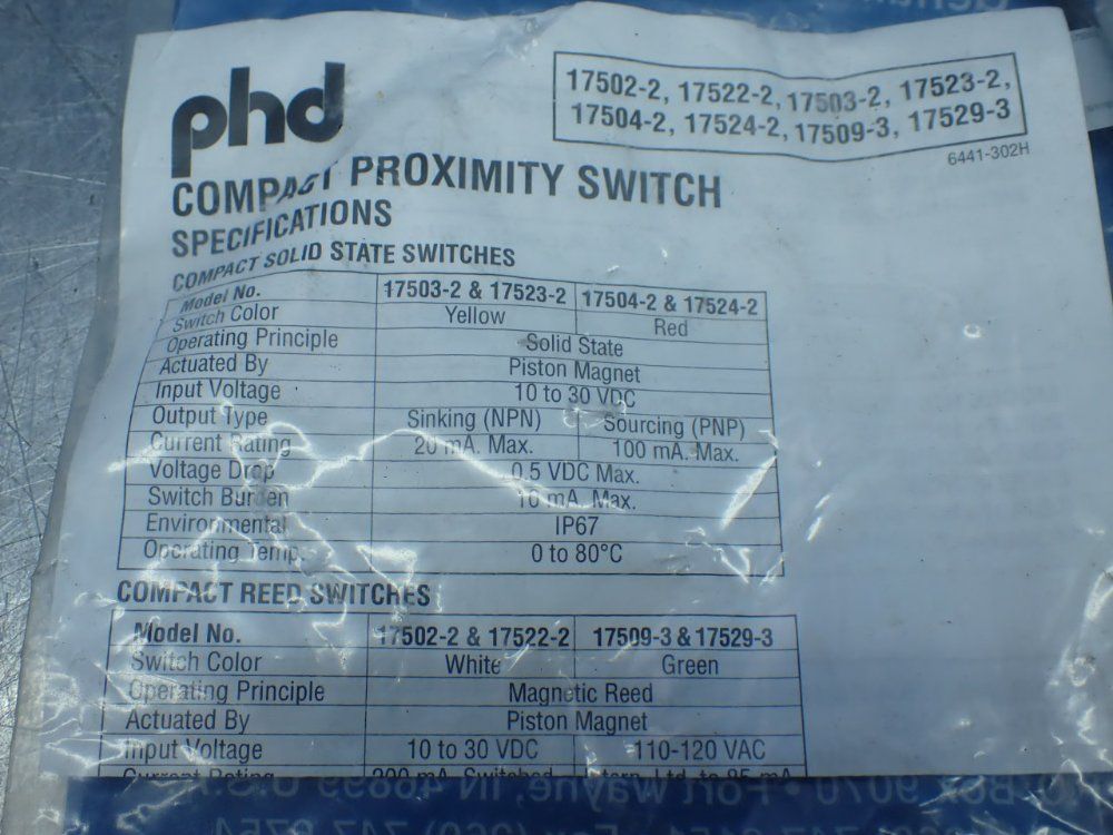 Phd Proximity Switch - 17524-2